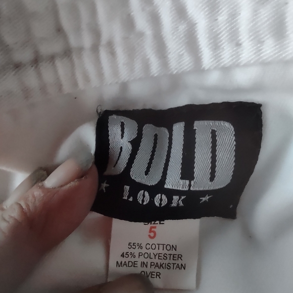 White Taekwondo uniform karate long sleeve size 5 - Picture 2 of 10